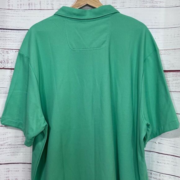 Tommy Bahama T225202 5 O'Clock IslandZone Camp Shirt Jade Cream XXXL NWOT - Picture 8 of 9